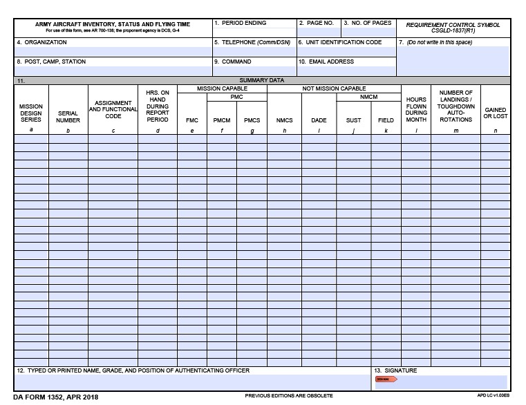 Download da Form 1352 | momskitchenrestaurantsaltlakecity.com