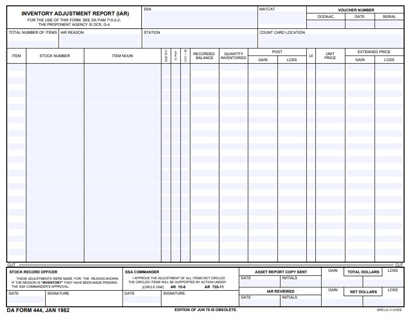 Download da Form 444