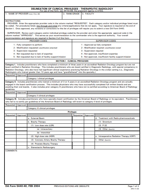 Download da Form 5440-40