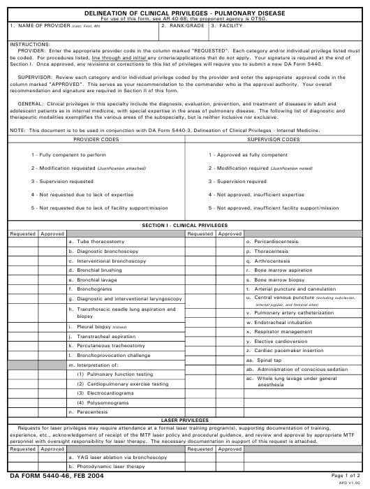 Download da Form 5440-46