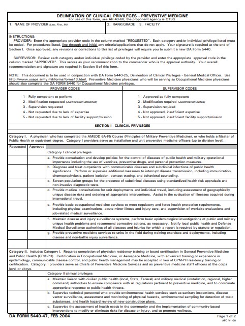 Download da Form 5440-47