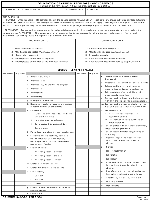 Download da Form 5440-55