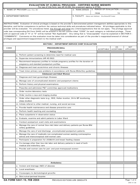 Download da Form 5441-15