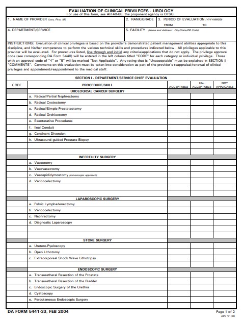 Download da Form 5441-33