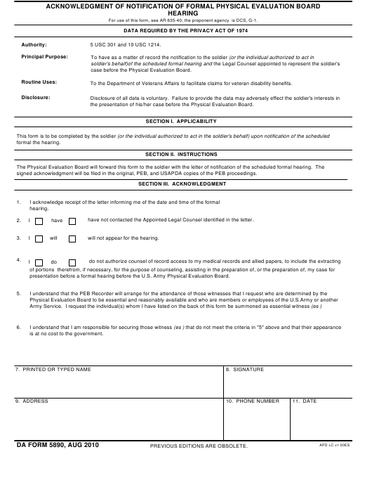 Download da Form 5890