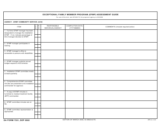 Download da Form 7351