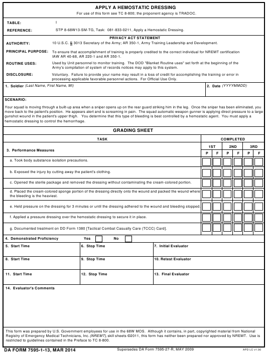 Download da Form 7595-1-13