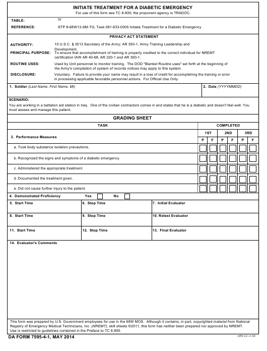 Download da Form 7595-4-1