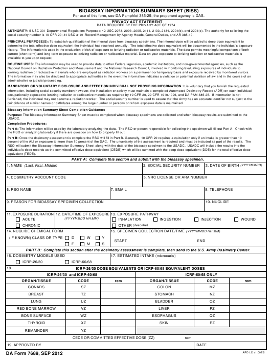 Download da Form 7689