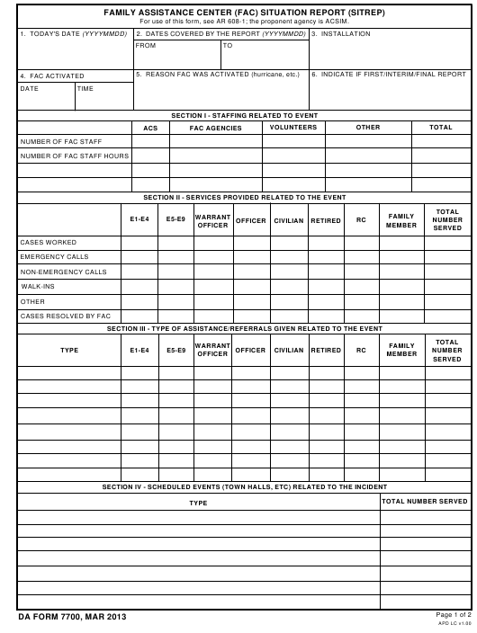 Download da Form 7700