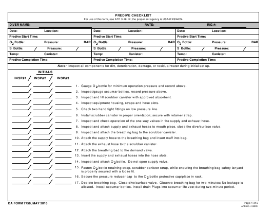 Download da Form 7756