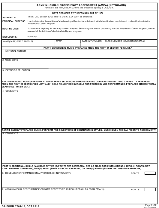 Download da Form 7764-12