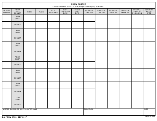 Download da Form 7788