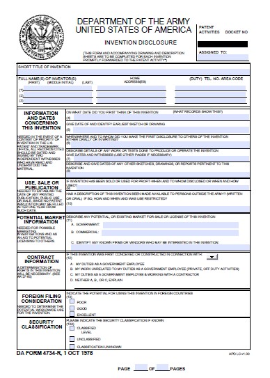 Download da Form 4734-R