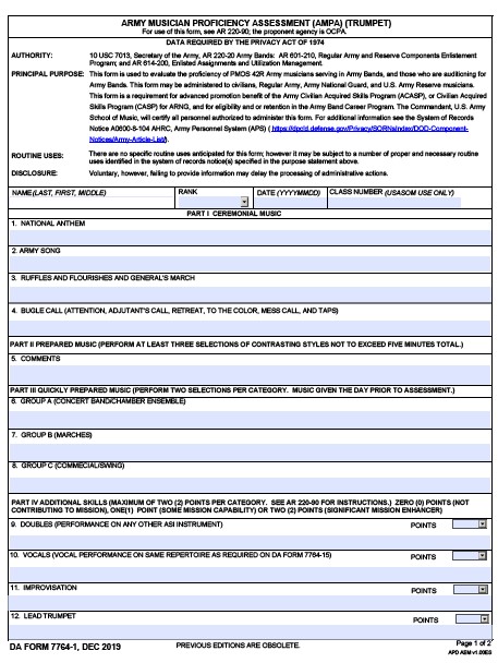 Download da Form 7764-1