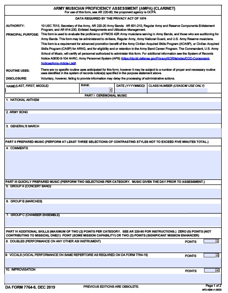 Download da Form 7764-8