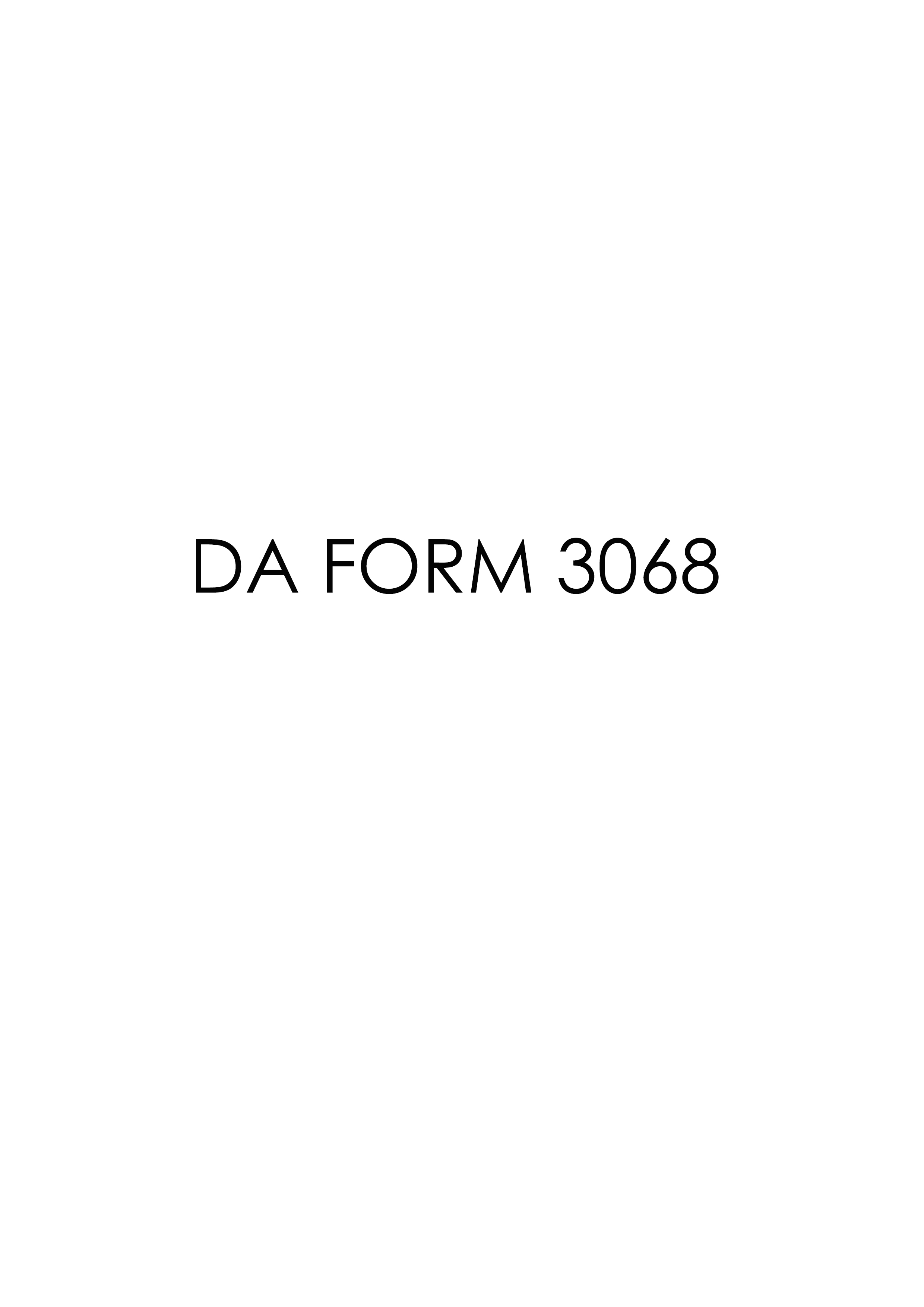 Download da Form 3068