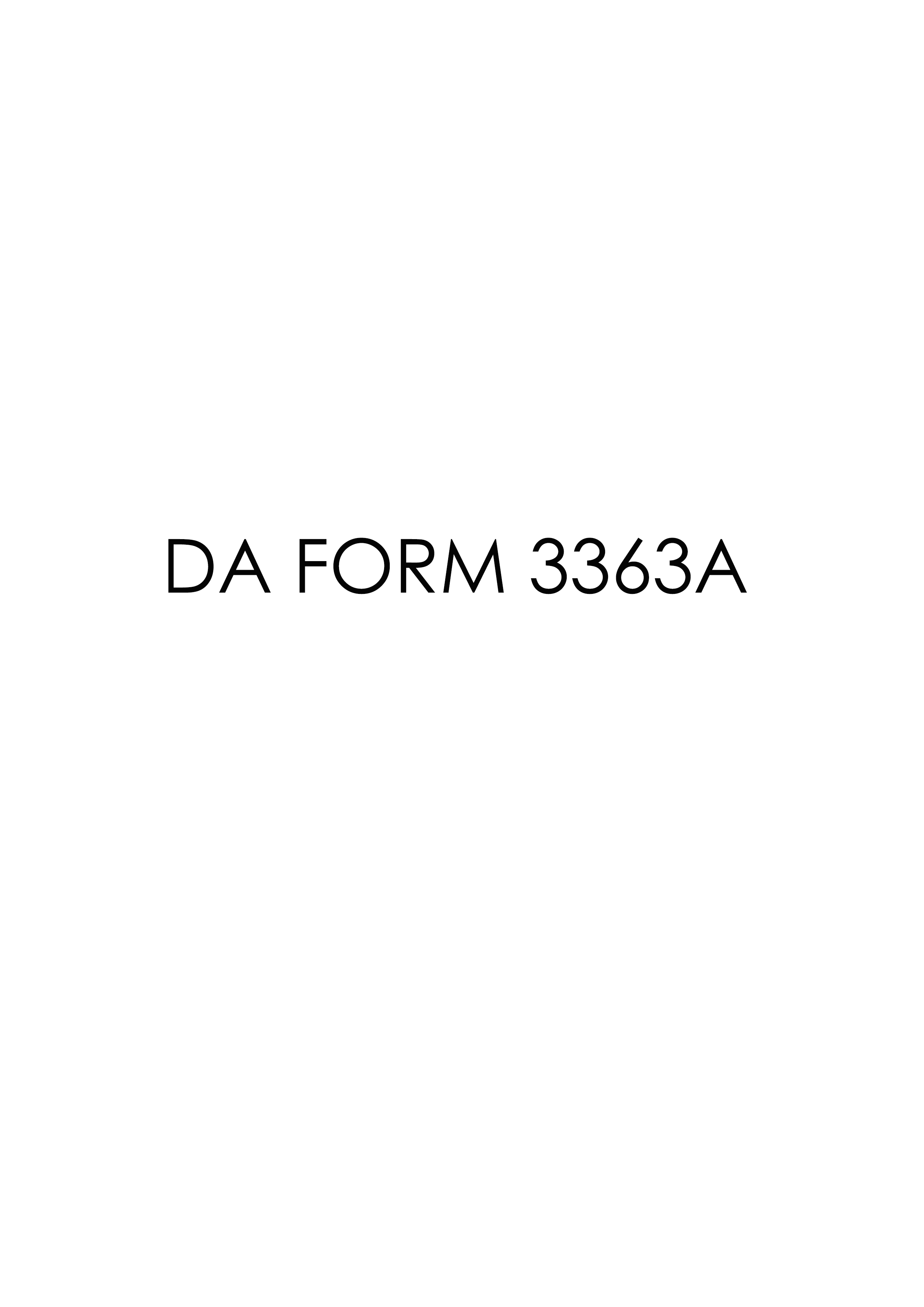 Download da Form 3363A