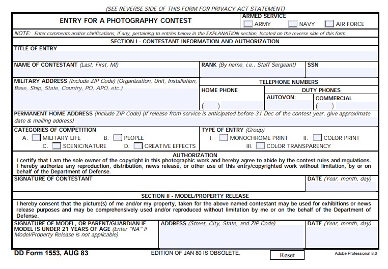 Download dd Form 1561