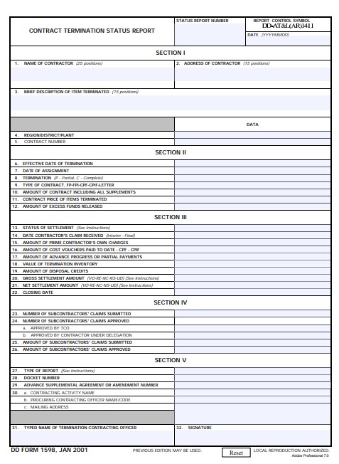 Download dd Form 1598