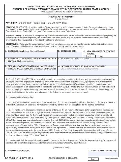 Download dd Form 1618