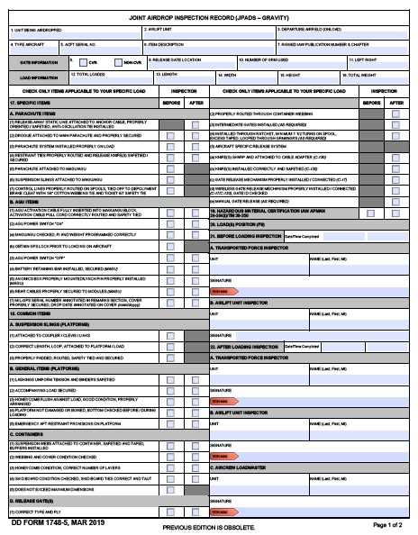 Download dd Form 1748-5