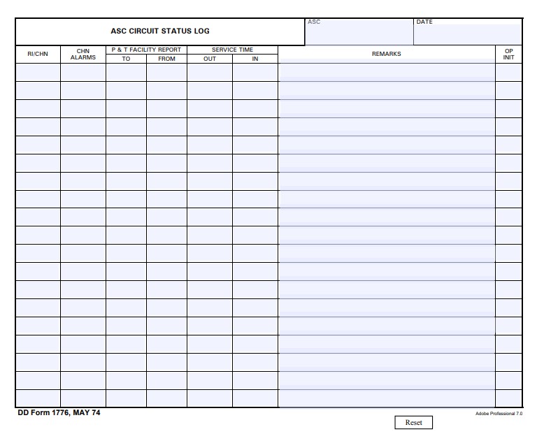 Download dd Form 1776