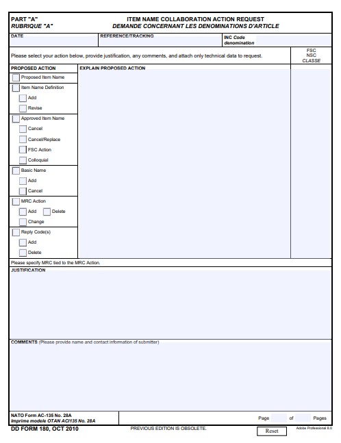 Download dd Form 180