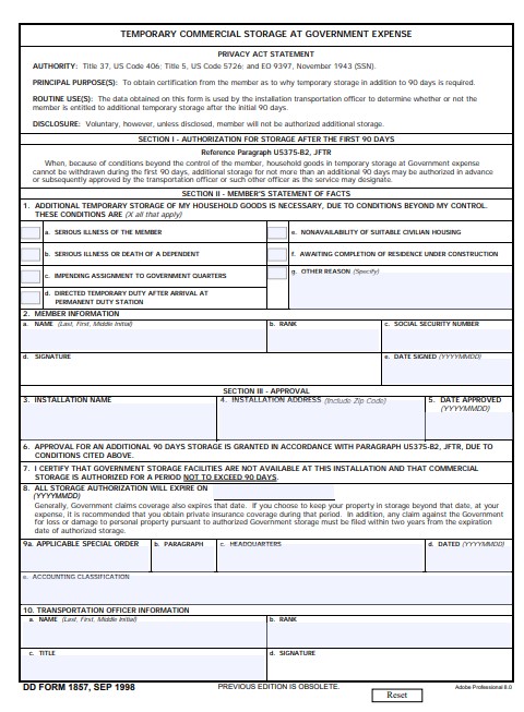 Download dd Form 1857