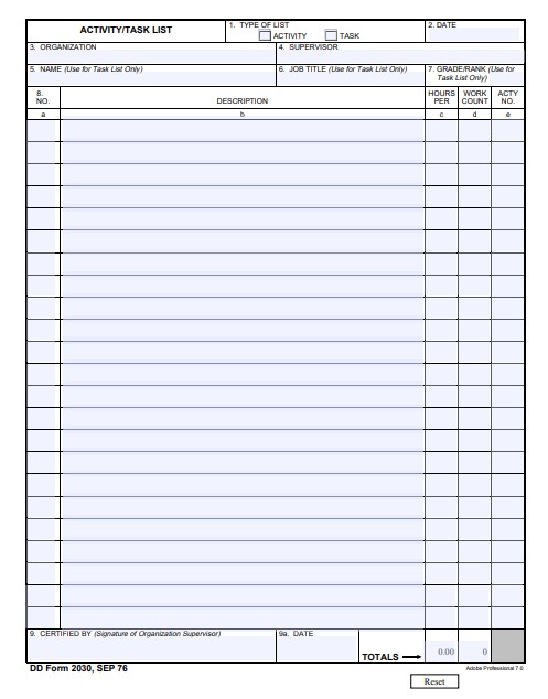 Download dd Form 2030