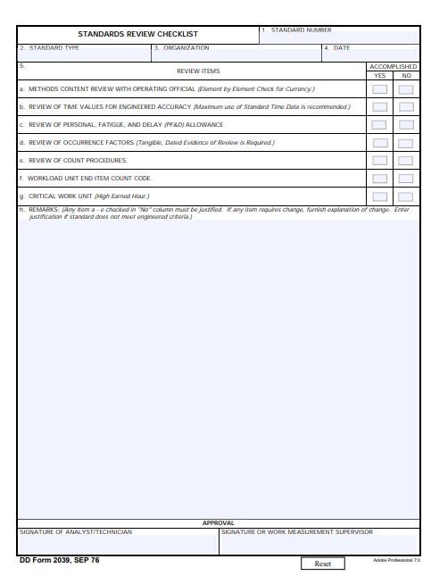 Download dd Form 2039