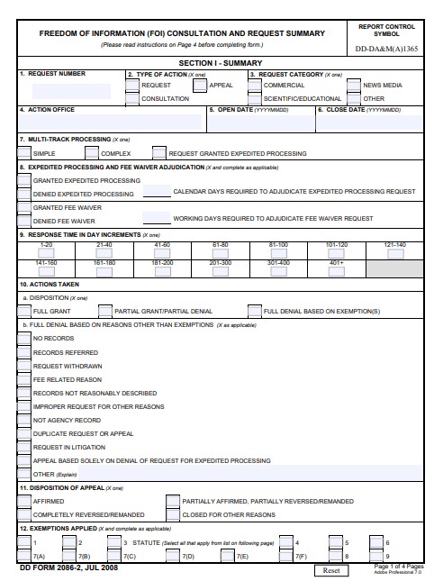 Download dd Form 2086-2