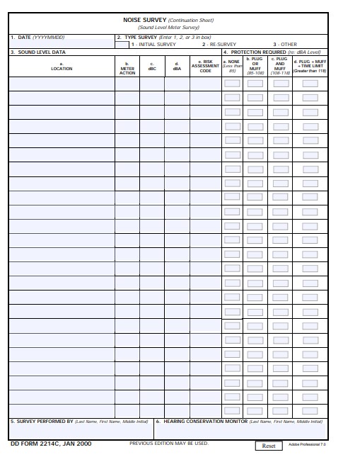 Download dd Form 2214C