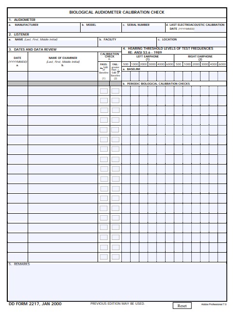 Download dd Form 2217