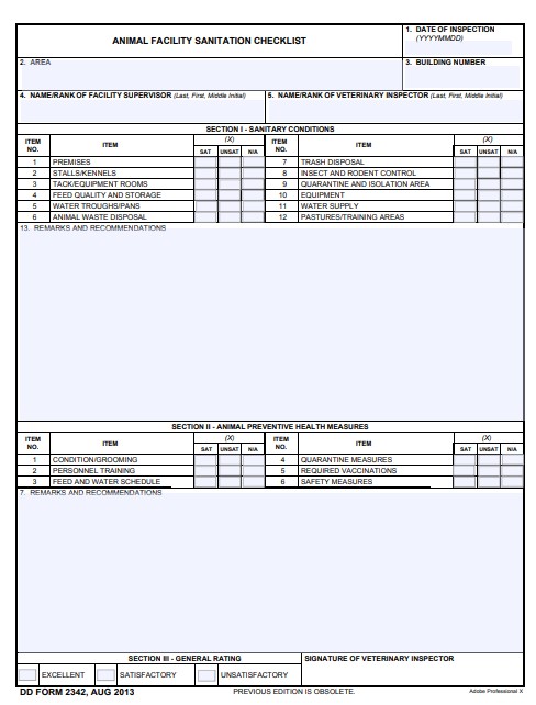 Download dd Form 2342