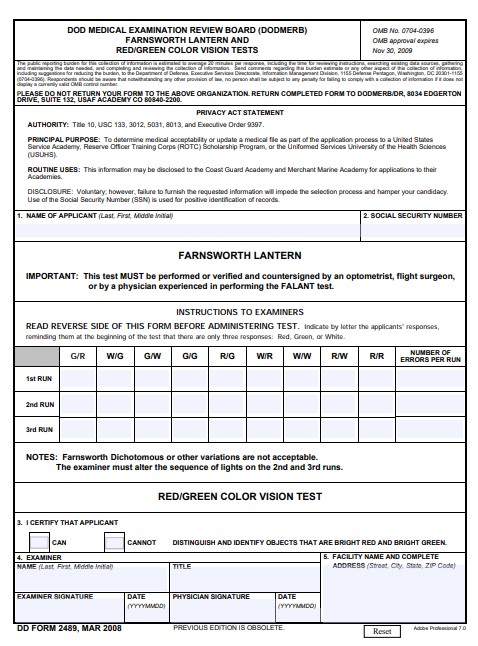 Download dd Form 2489