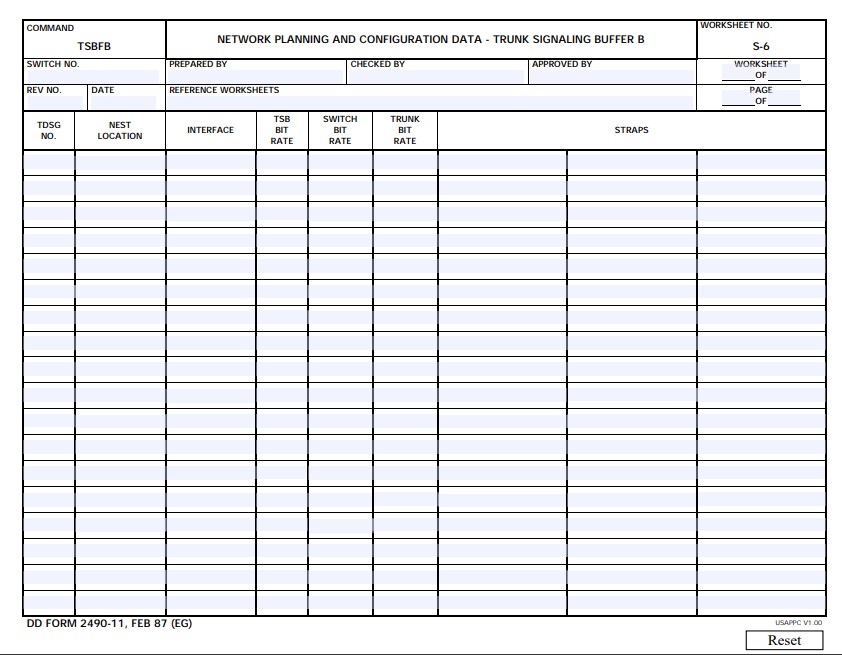 Download dd Form 2490-11