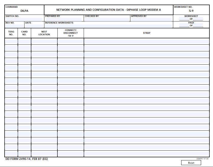 Download dd Form 2490-14