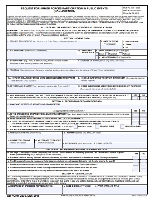 Download dd Form 2536