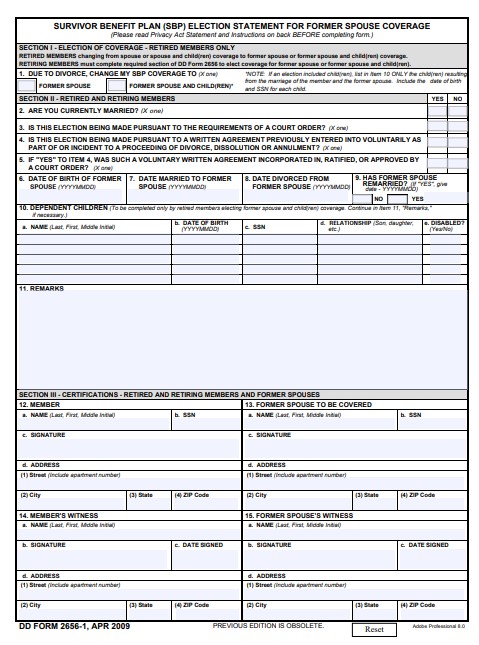 Download dd Form 2656-1