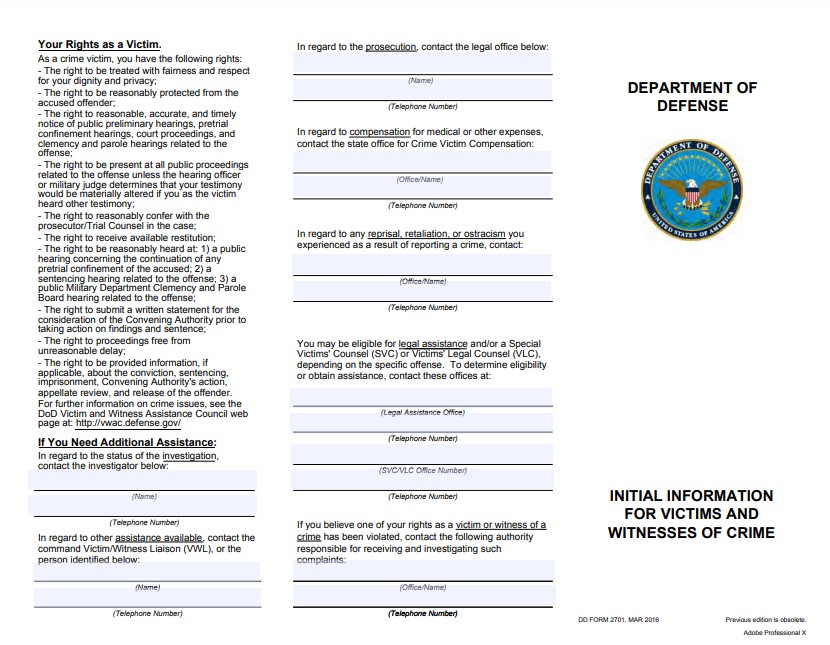 Download dd Form 2701