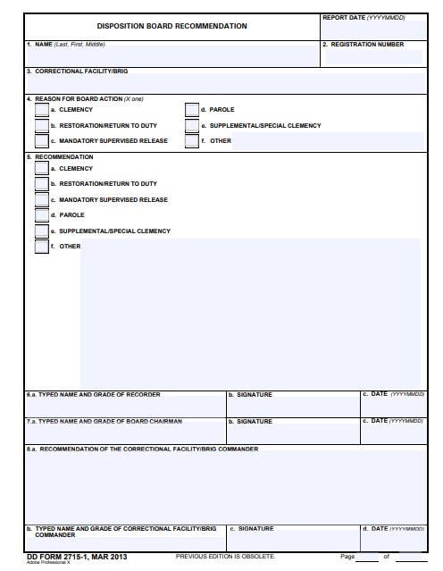 Download dd Form 2715-1