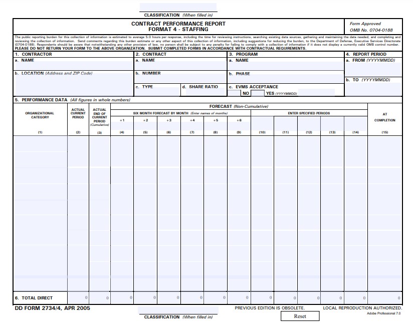 Download dd Form 2734/4