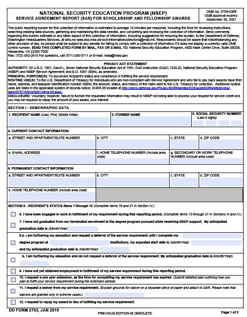 Download dd Form 2753