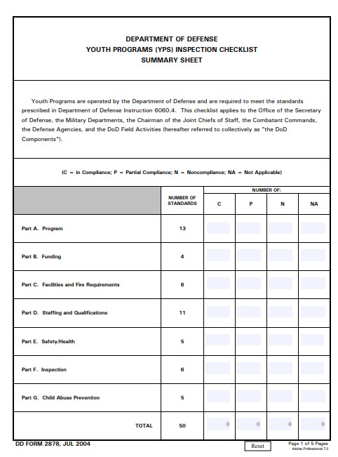 Download dd Form 2878