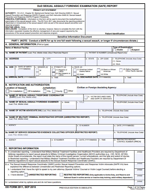 Download dd Form 2911