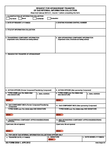 Download dd Form 2936-1