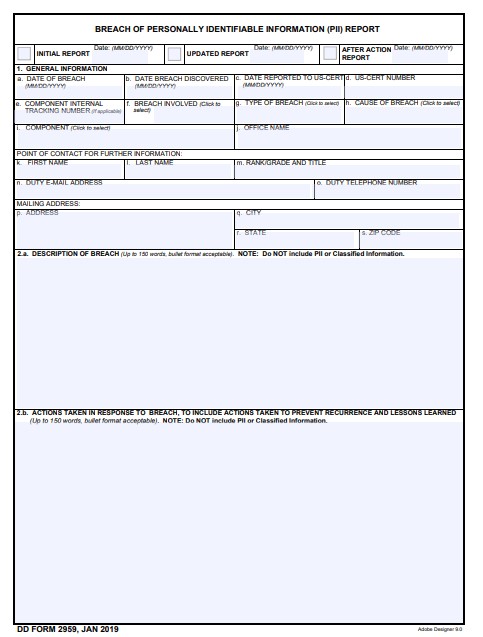 Download dd Form 2959