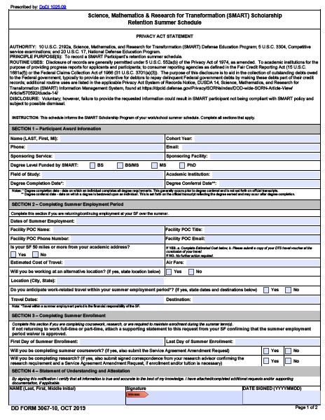 Download dd Form 3067-10