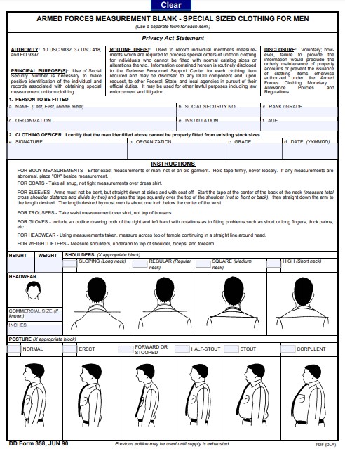 Download dd Form 358